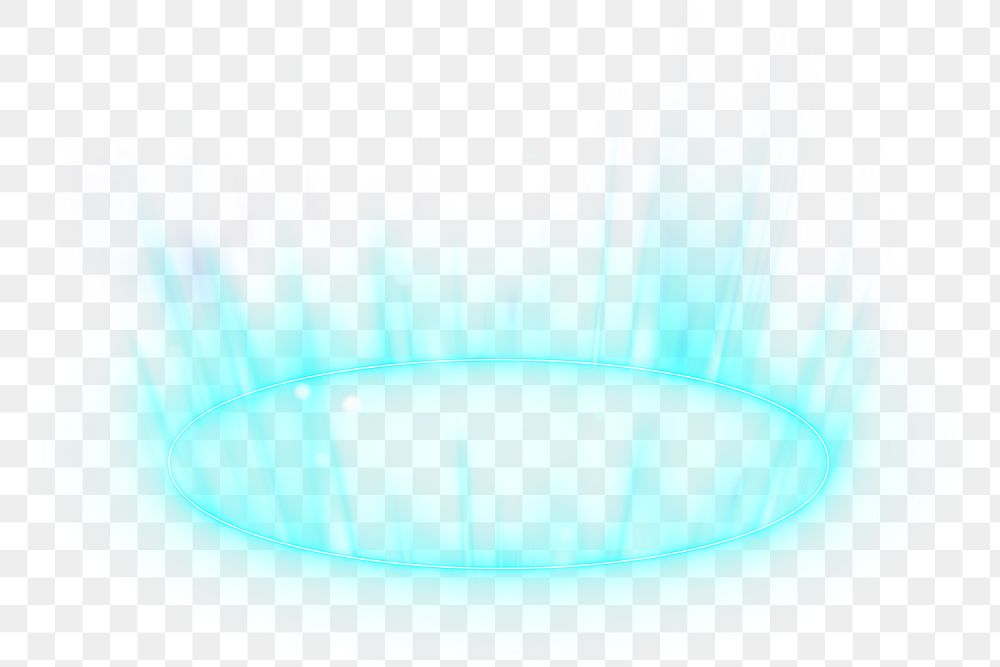 Futuristic portal png element, digital remix, transparent background