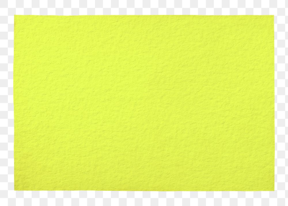 Green textured paper png, transparent background