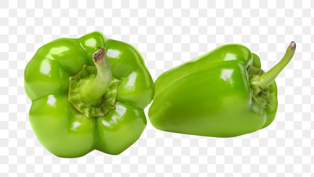 Bell pepper vegetable png, transparent background