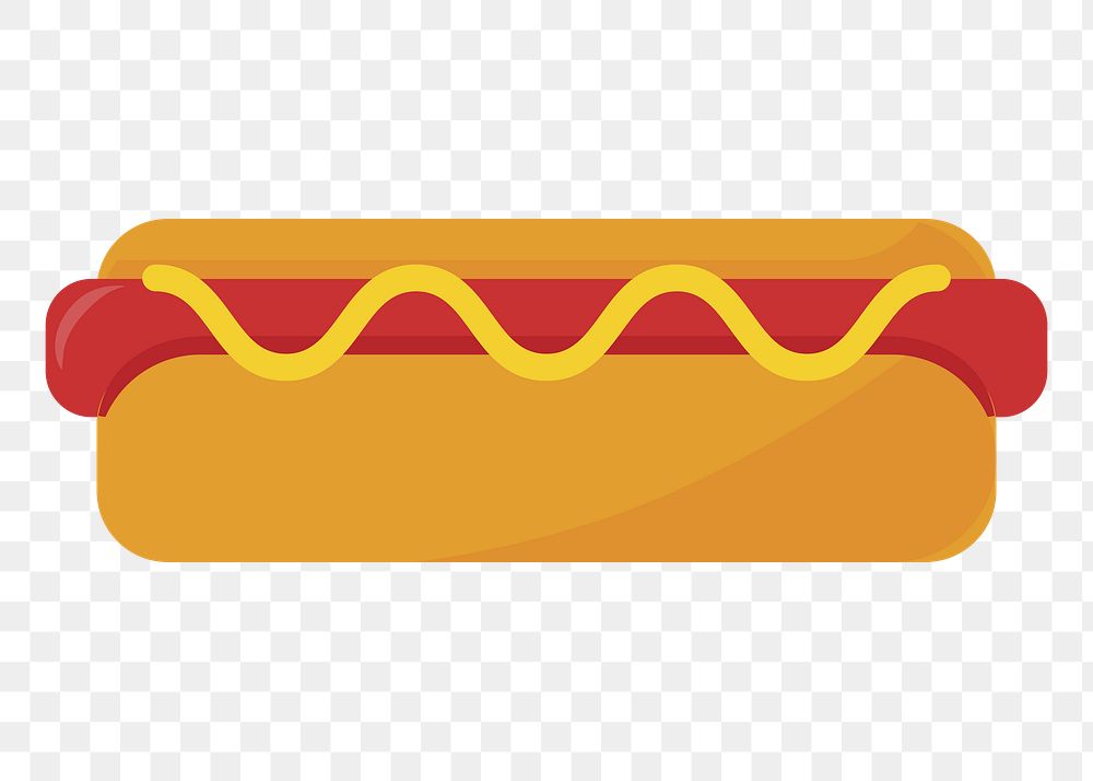 Hot dog png food illustration, transparent background