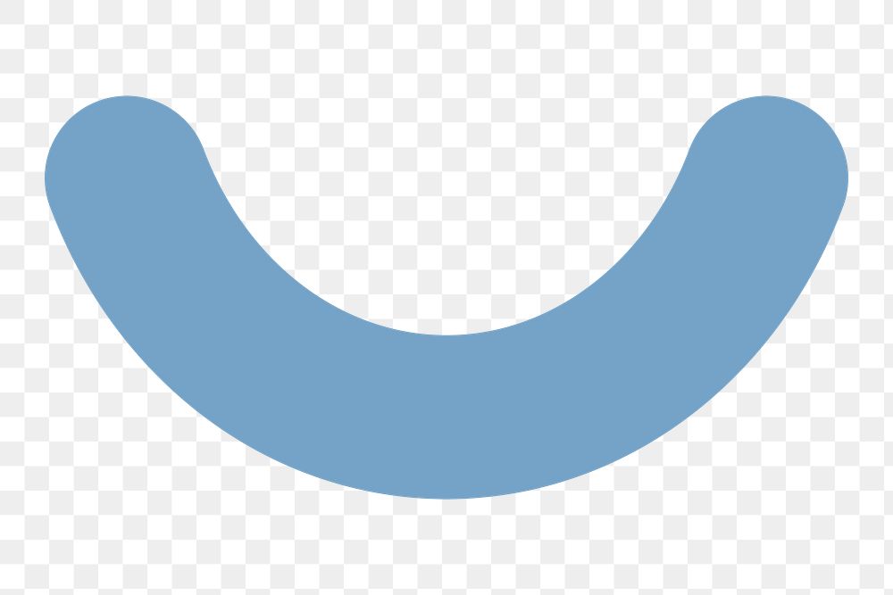 Blue squiggly line png, transparent background