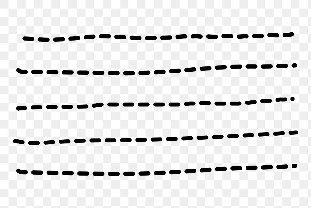 Png dotted line, transparent background