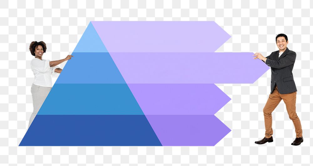 Hierarchy png element, transparent background