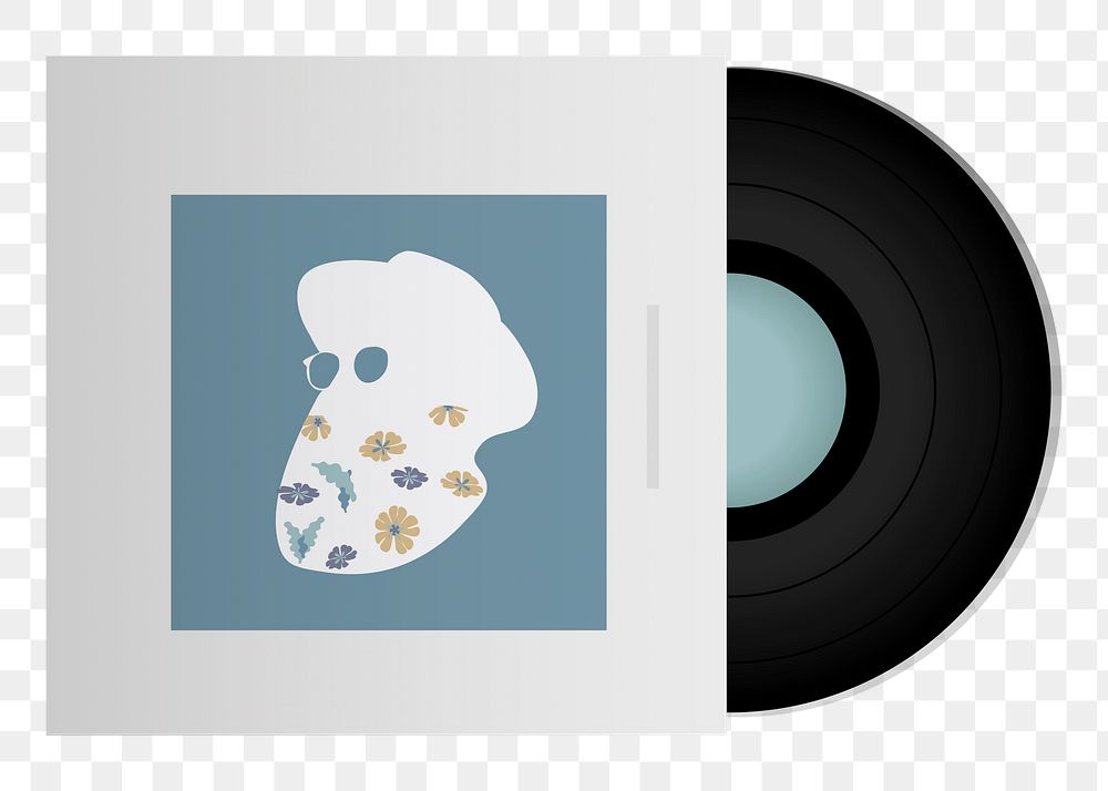 Png Music Vinyl Record Disc element, transparent background