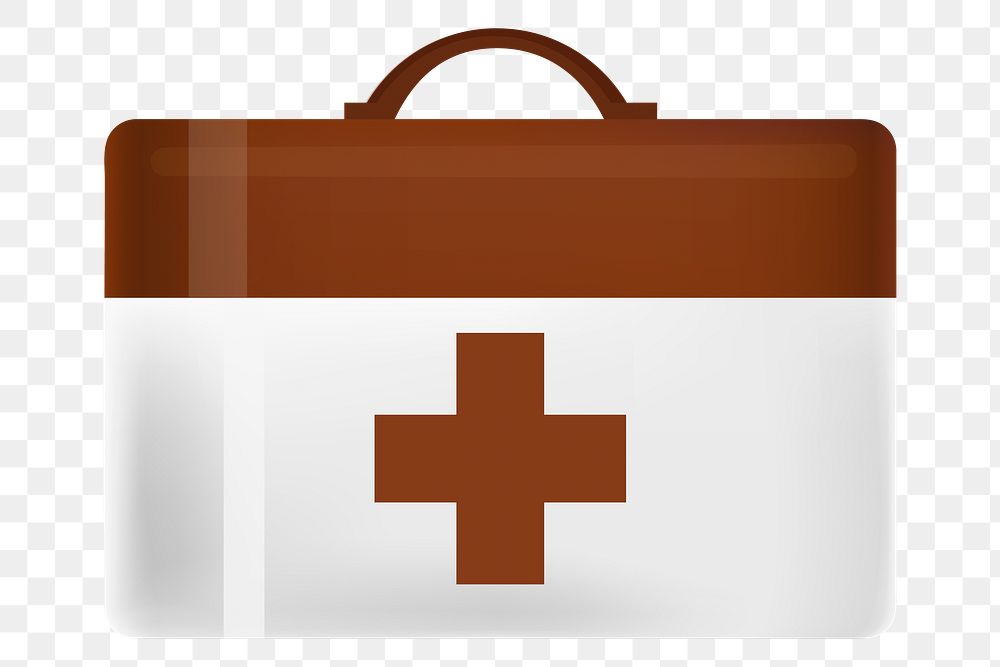 Png First Aid Kit element, transparent background