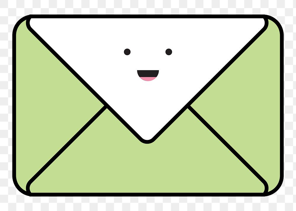 Mail icon  png, transparent background