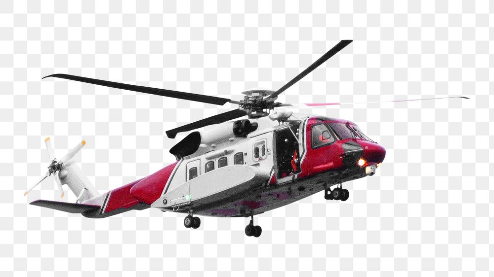 PNG helicopter, collage element, transparent background