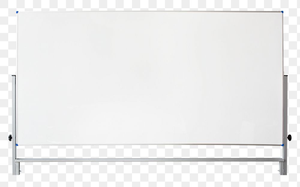 Whiteboard png element, transparent background