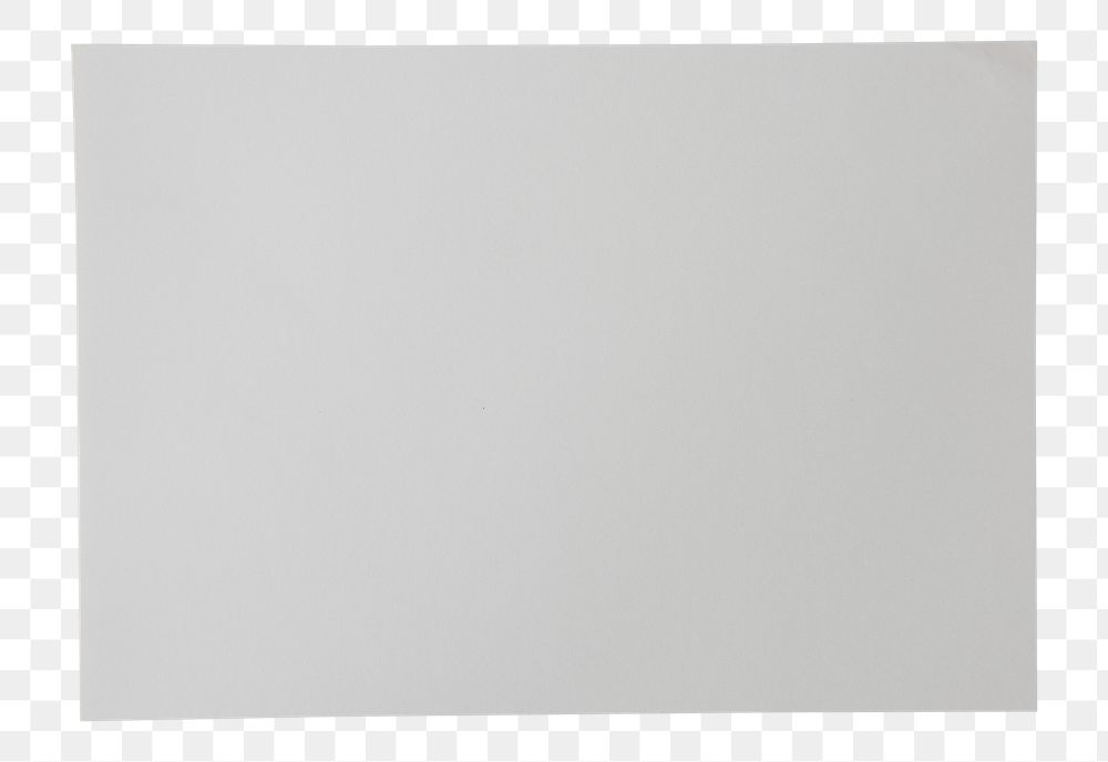 PNG Blank white paper rectangle transparent background