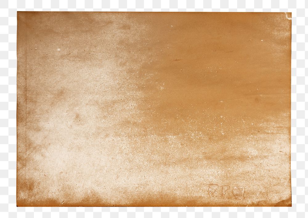 PNG Stained old paper rectangle transparent background