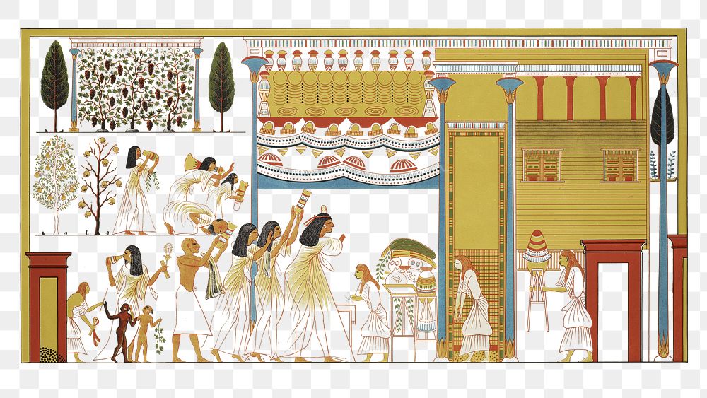 Egyptian hieroglyphs png, transparent background