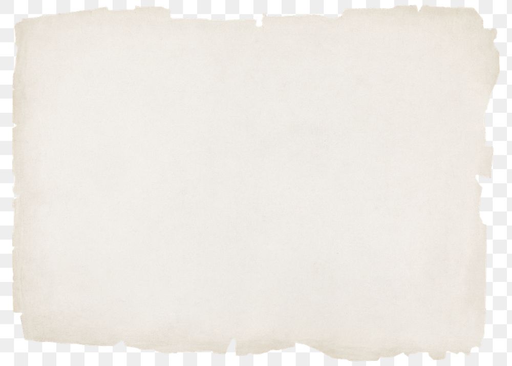 Vintage paper png with design space, transparent background. Remixed by rawpixel.