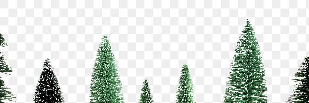 Christmas border png element, transparent background