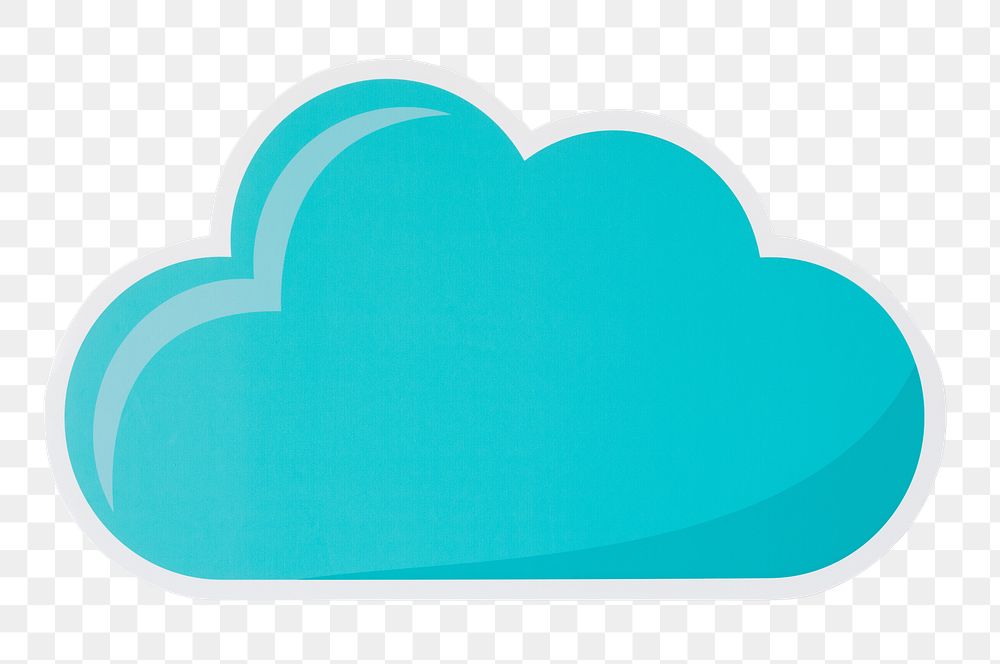 PNG  cloud technology  sticker transparent background