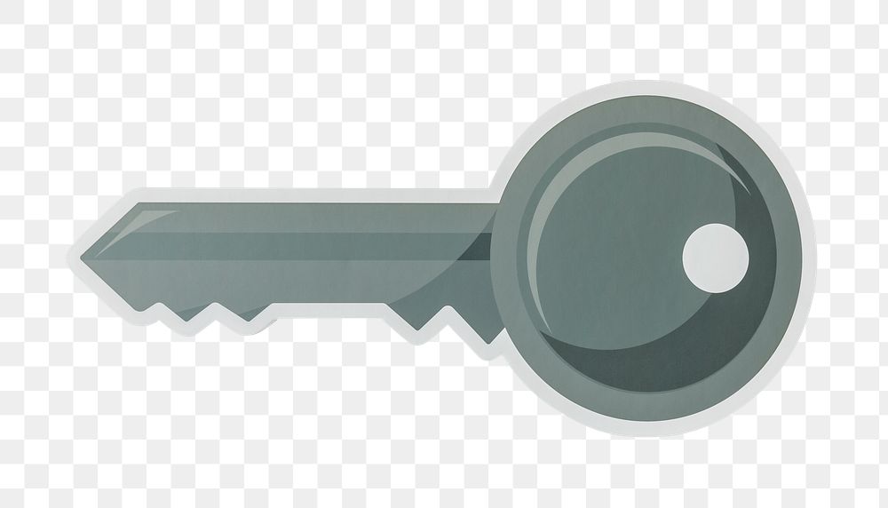 PNG Key security access icon sticker transparent background