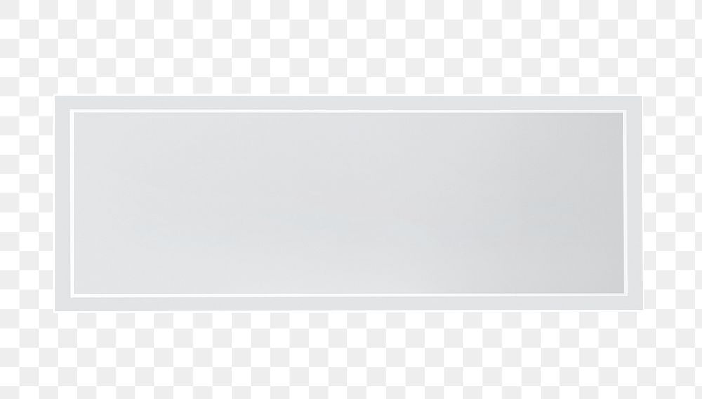 PNG Rectangular gray gift voucher   sticker transparent background