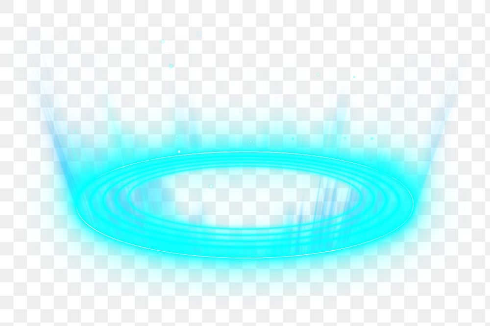 Futuristic portal png element, digital remix, transparent background