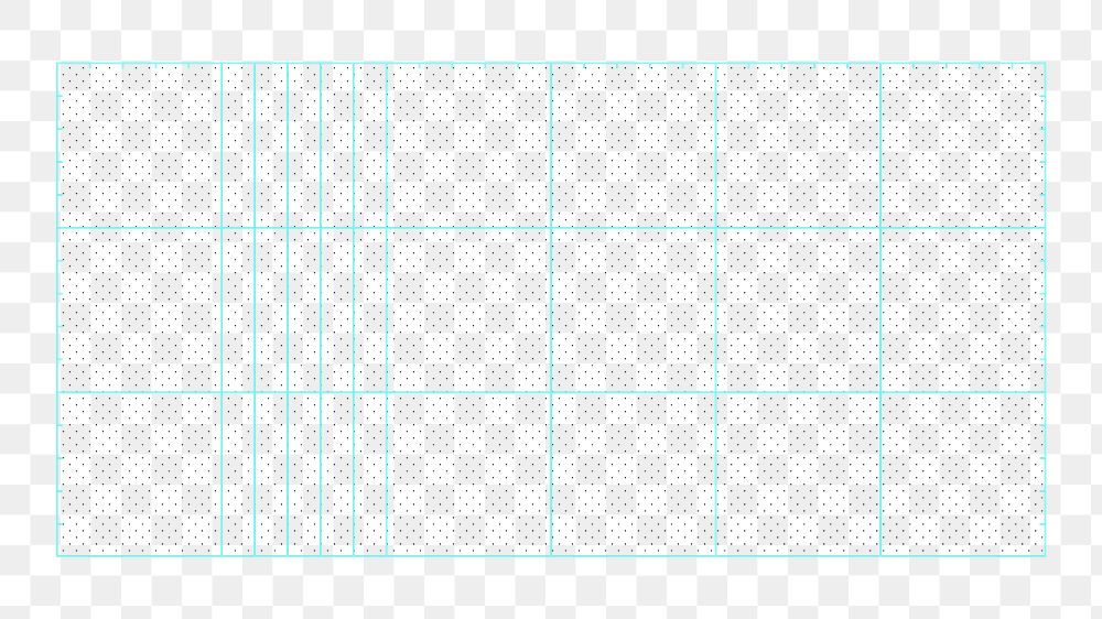 Blue grid png table, transparent background