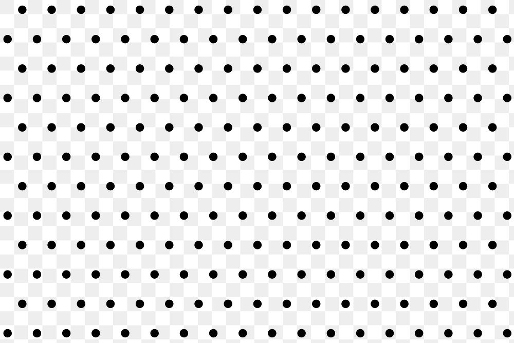 PNG black polka dots pattern, transparent background