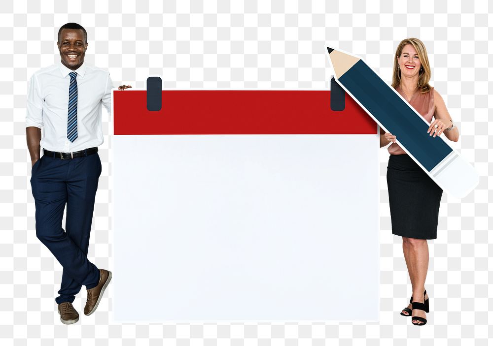 Business reminder png element, transparent background