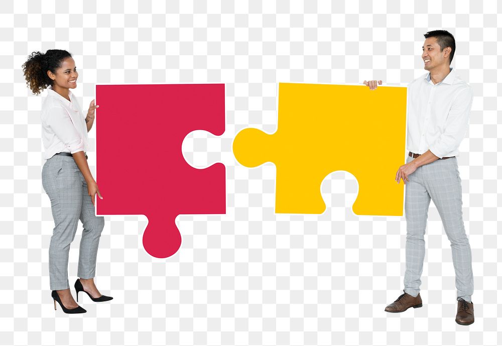 Jigsaw png element, transparent background