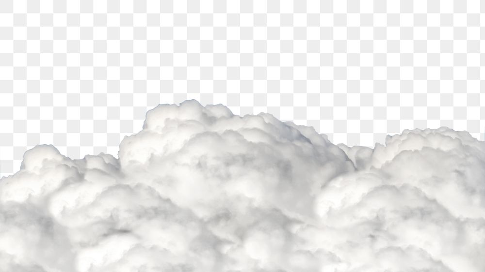 PNG cloudy sky, collage element, transparent background
