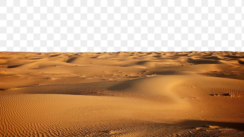 PNG View of desert collage element, transparent background