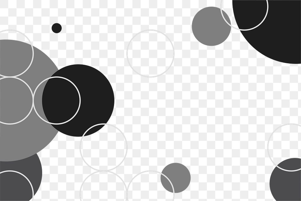 Png monotone bubble copyspace, transparent background