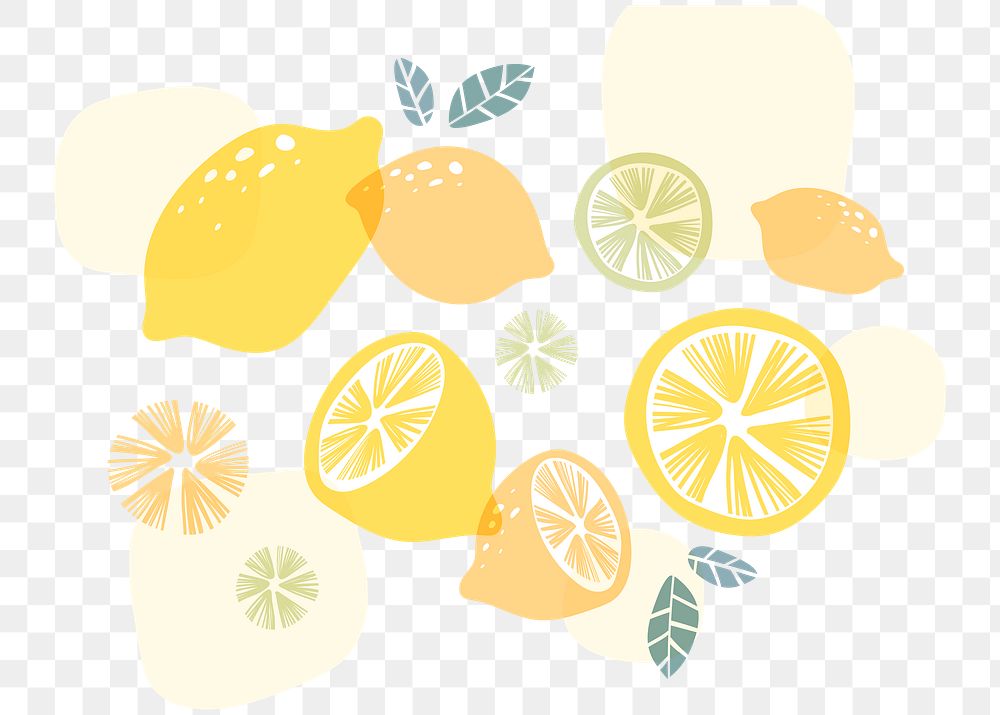 Fruit sticker png, transparent background
