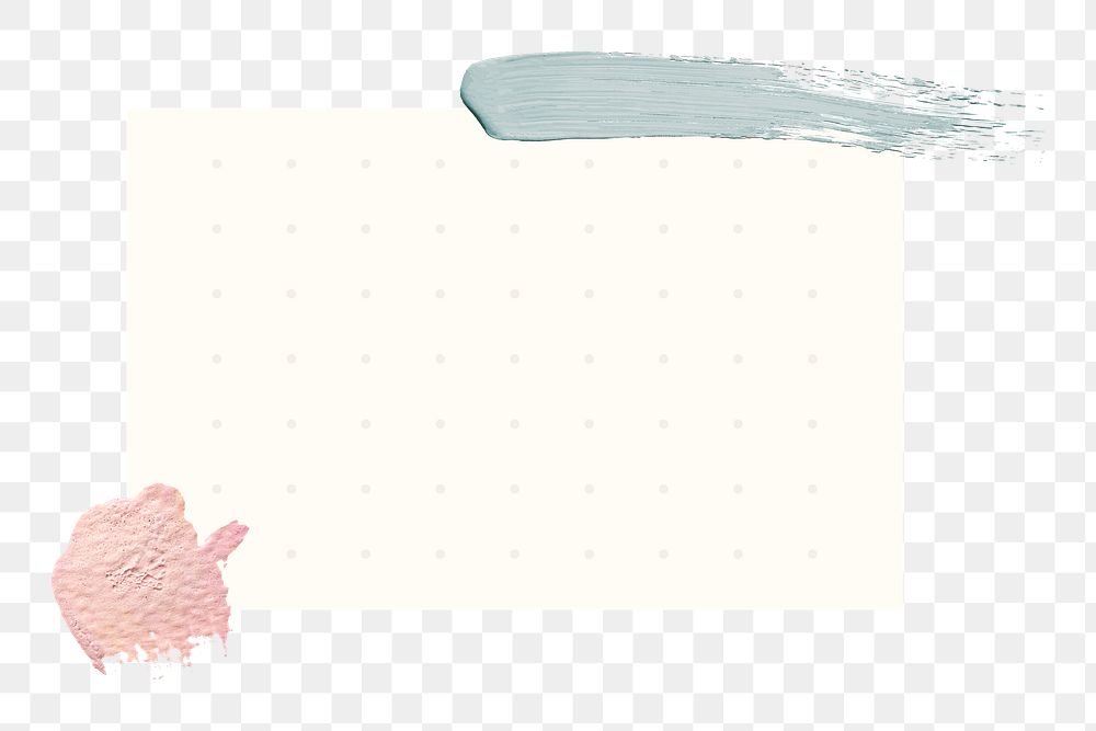 Notepaper png sticker, transparent background