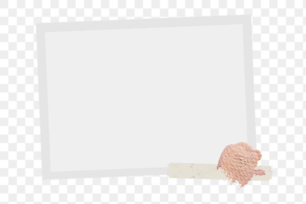 Notepaper png sticker, transparent background