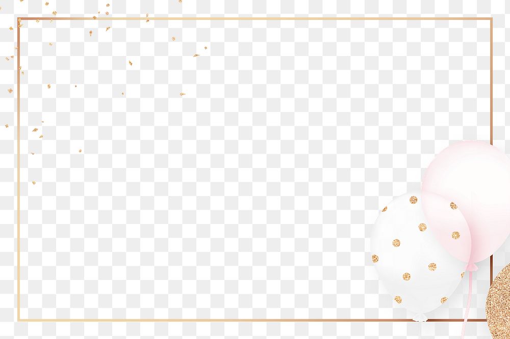 Celebration png frame, transparent background