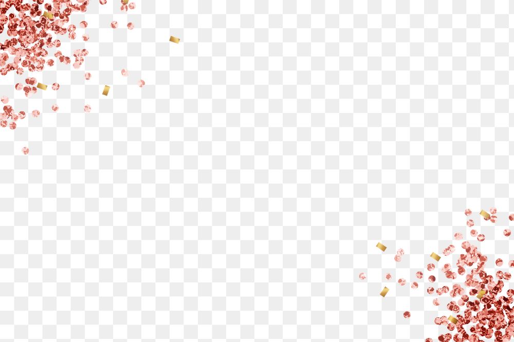 Celebration png border, transparent background