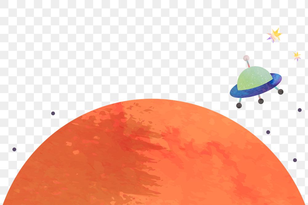 Galaxy png border, transparent background