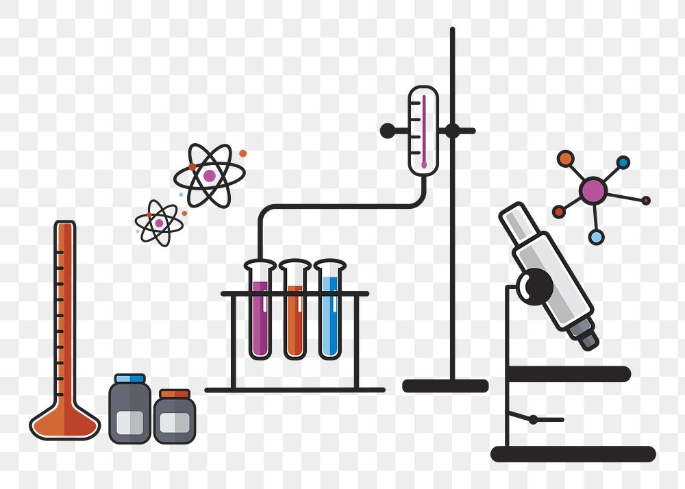 Laboratory png illustration, transparent background