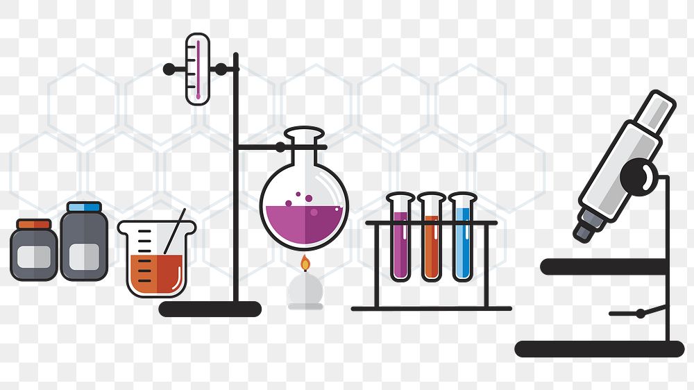 Laboratory png illustration, transparent background