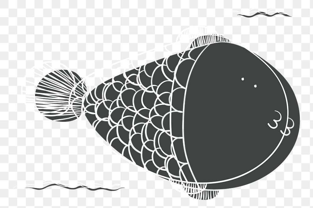 Fish png illustration, transparent background