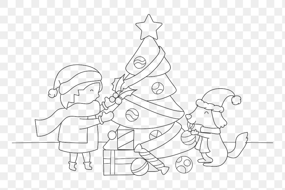 Christmas spirit png, transparent background 