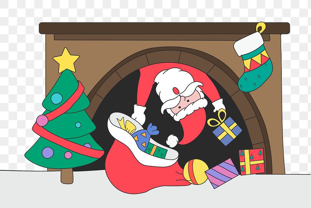 Present delivery png, transparent background 