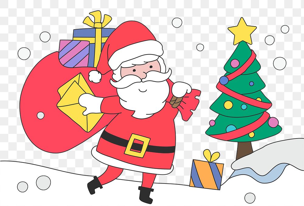 Merry Christmas png, transparent background 