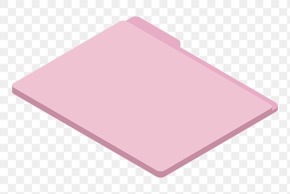 Folder png illustration, transparent background