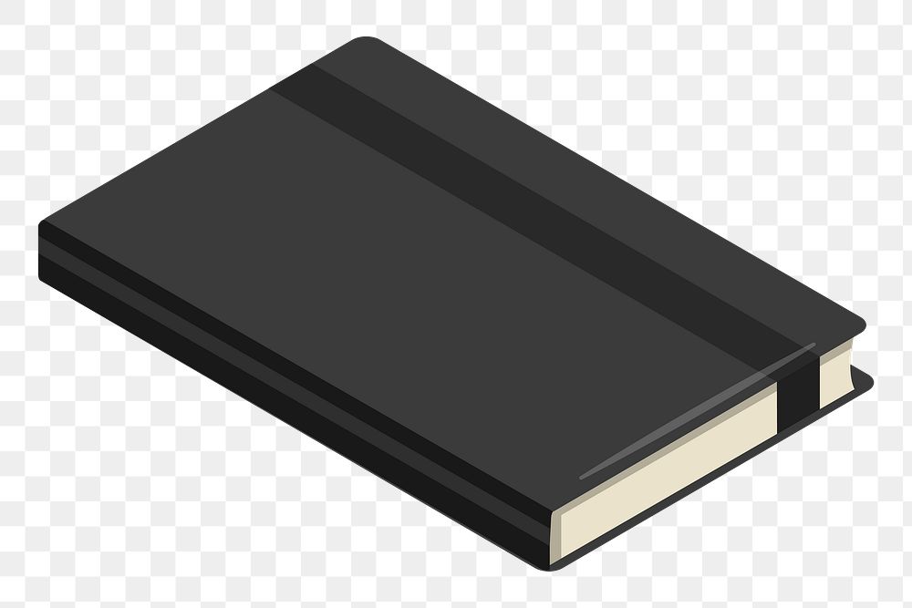 Notebook png illustration, transparent background