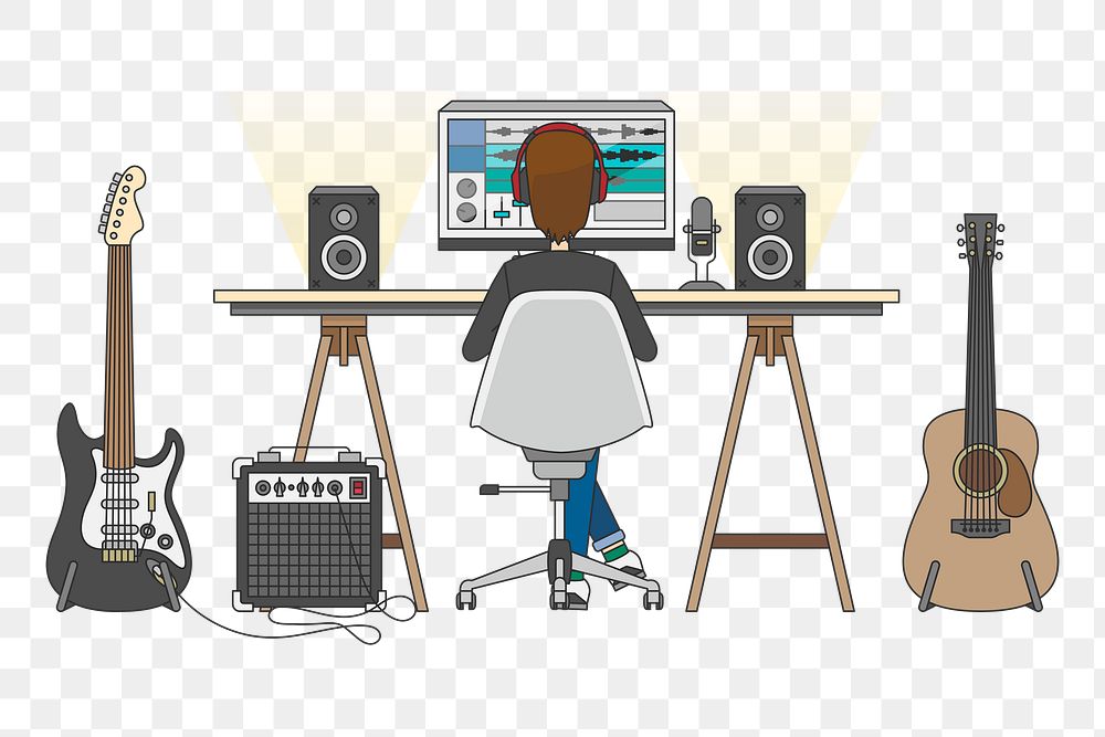 Music png illustration, transparent background