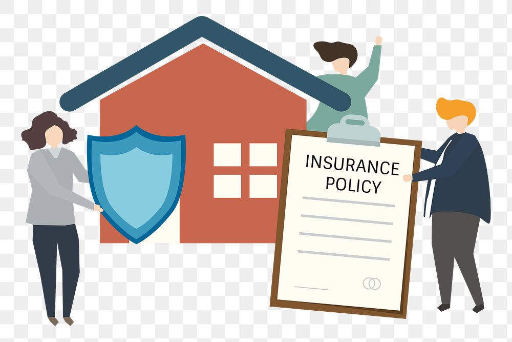 House insurance png illustration, transparent background