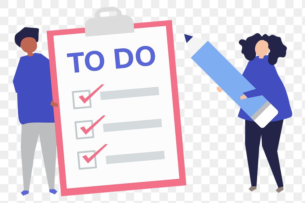 To do list png illustration, transparent background