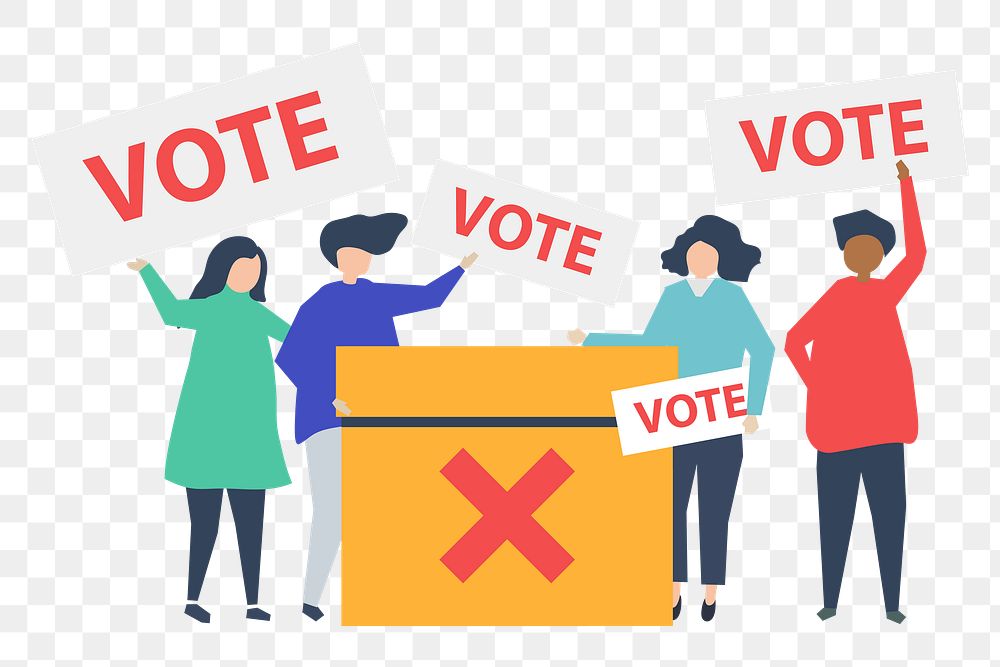 Vote png illustration, transparent background