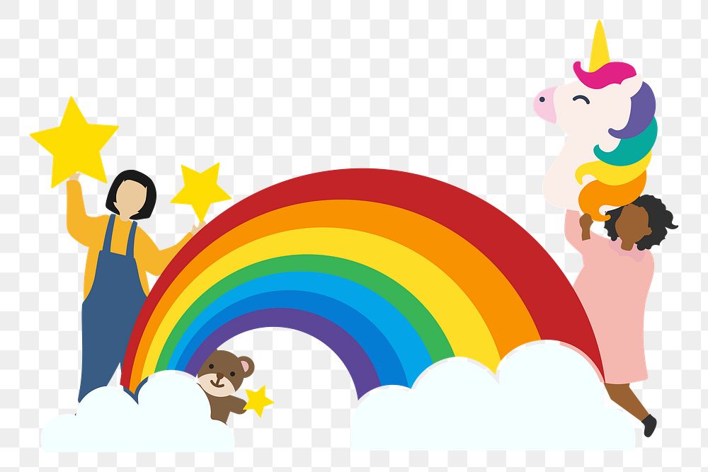 Kids png illustration, transparent background