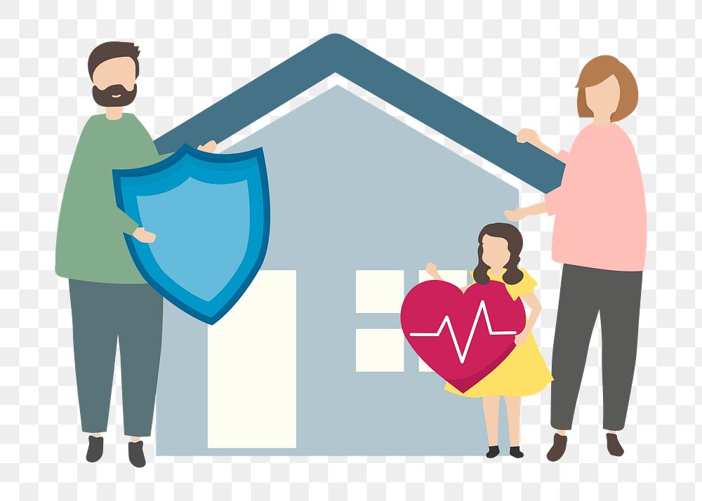 House insurance png illustration, transparent background