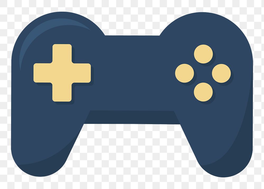  Png game console flat sticker, transparent background