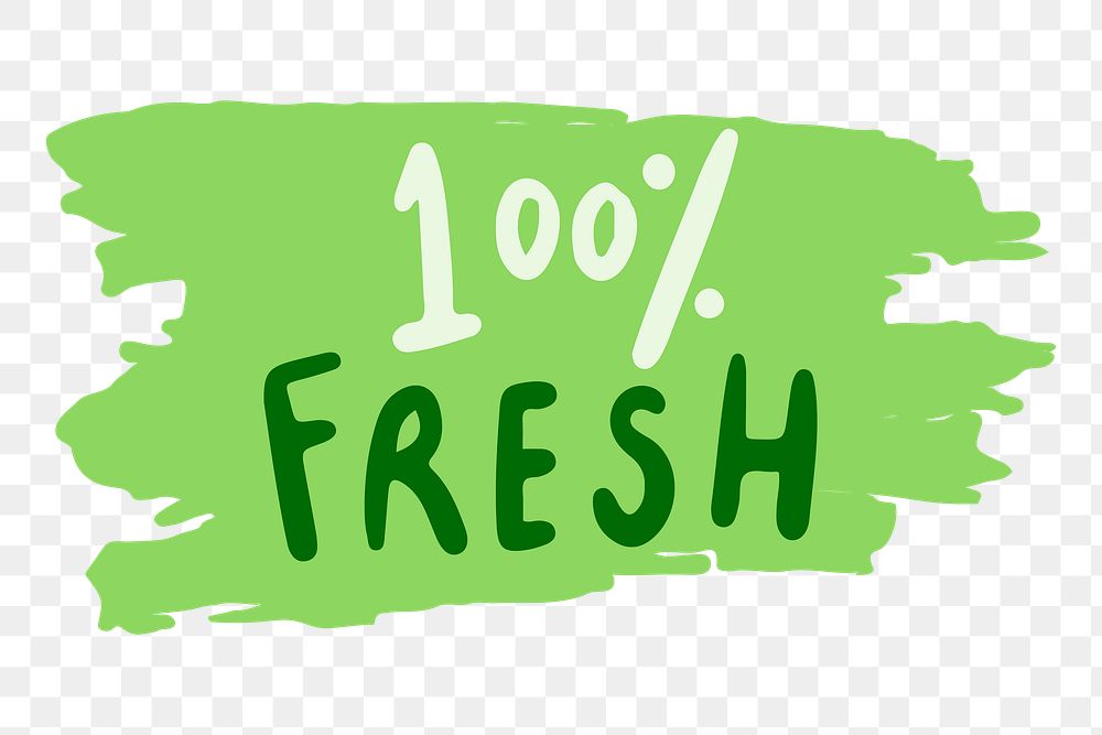 Fresh png sticker, transparent background